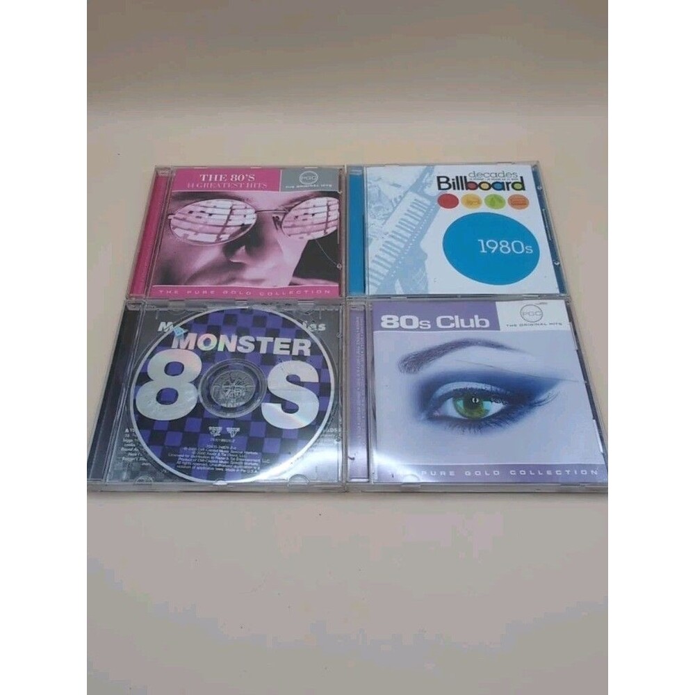 1980s Music CD Lot Billboard Monster 80s Club Greatest Hits 4 Disc Set